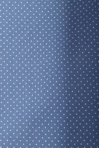 Индо принт "Крапинки" (БЕЛЫЙ ГОРОХ НА СИНЕМ - 0,1 СМ - 21)