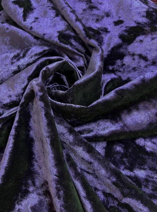 Бархат Краш RT10 (СИНИЙ - 7)