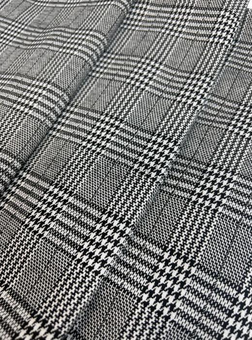 Жаккард принт RT8 (КЛЕТКА СЕРЫЙ)