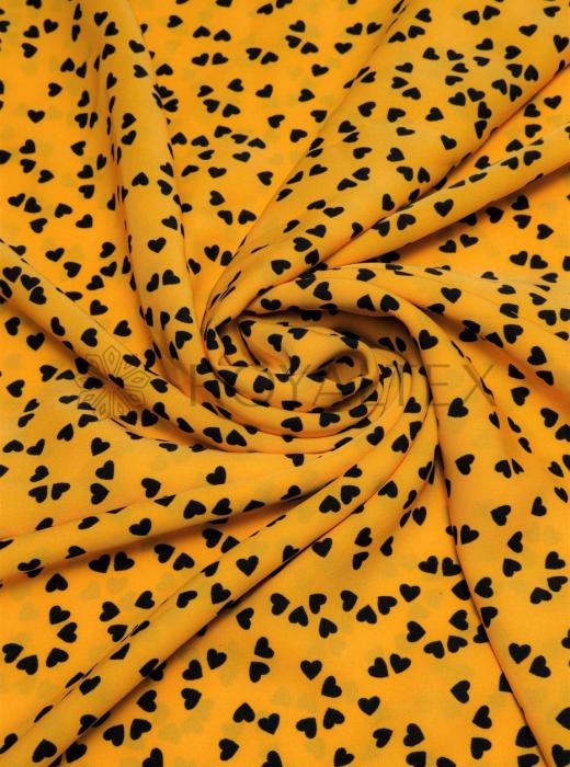 Софт принт (ЖЕЛТЫЙ "КРУПНЫЕ СЕРДЦА" - 7)