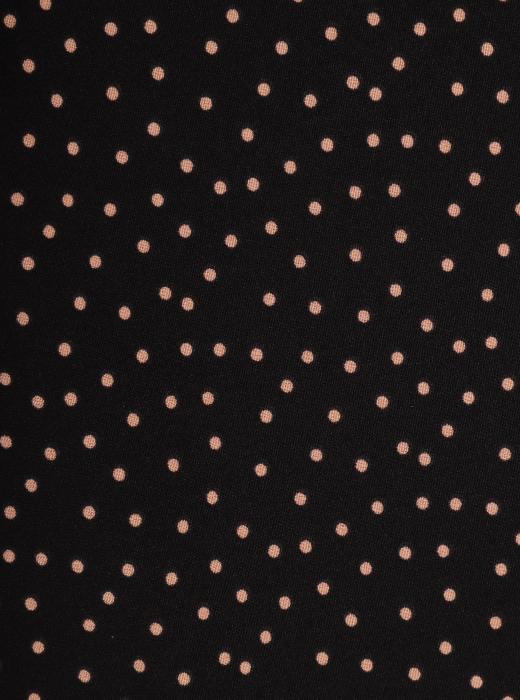 Индо принт "Средний горох" (БЕЖЕВЫЙ ГОРОХ НА ЧЕРНОМ - 0,2 СМ - 39)