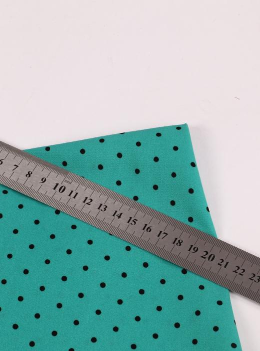 Софт принт "Средний горох" (ЧЕРНЫЙ ГОРОХ НА МЯТНОМ - 0,3 СМ - 7)