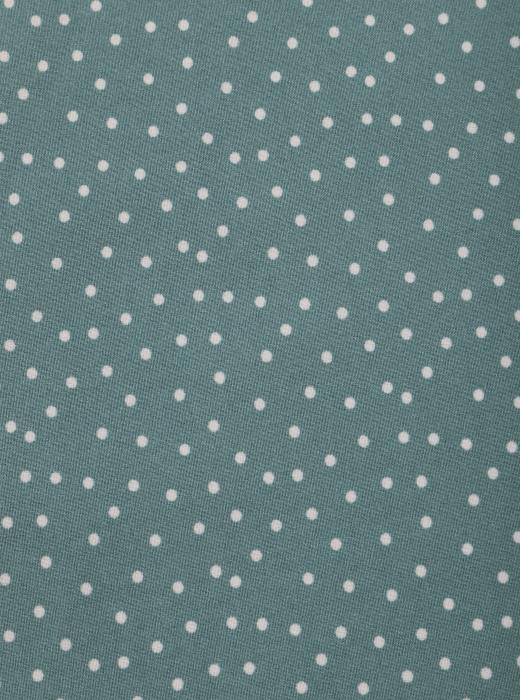 Индо принт "Средний горох" (БЕЛЫЙ ГОРОХ НА ТЕМНО-БИРЮЗОВОМ - 0,2 СМ - 8)