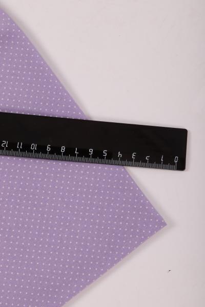 Индо принт "Крапинки" (БЕЛЫЙ ГОРОХ НА СИРЕНЕВОМ - 0,1 СМ - 22)