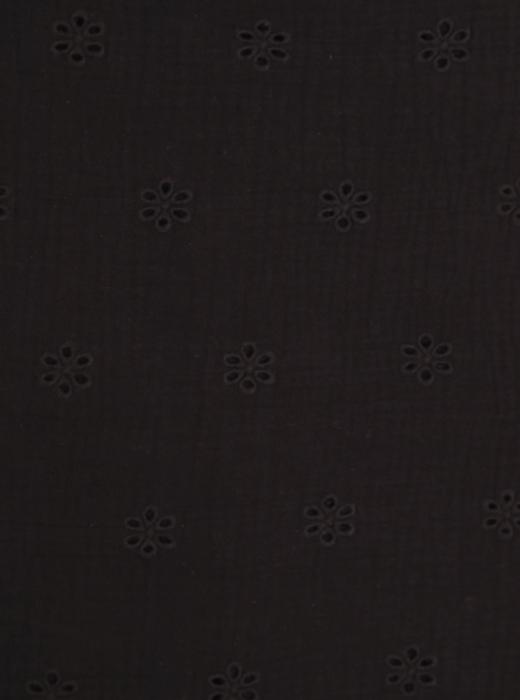 Муслин с вышивкой (ЧЕРНЫЙ - 21)