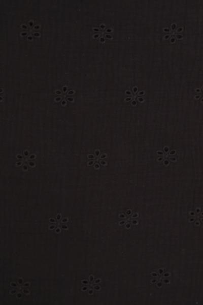 Муслин с вышивкой (ЧЕРНЫЙ - 21)