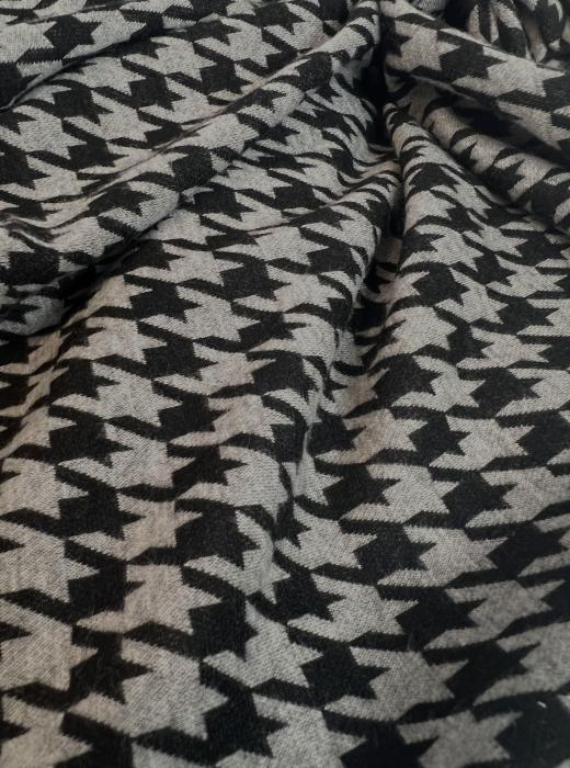 Жаккард принт RT8 (ЛАПКА 1 СМ СЕРЫЙ)