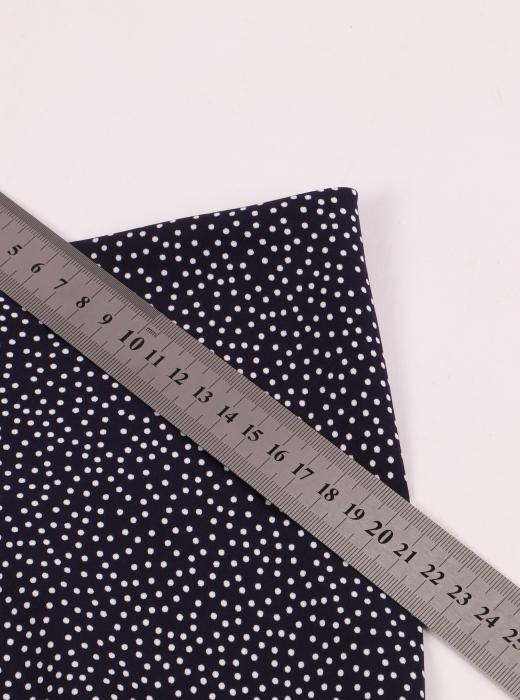 Софт принт "Песок" (БЕЛЫЙ ГОРОХ НА ЧЕРНОМ - 0,2 СМ - 11)