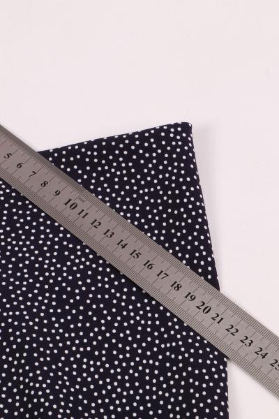 Софт принт "Песок" (БЕЛЫЙ ГОРОХ НА ЧЕРНОМ - 0,2 СМ - 11)