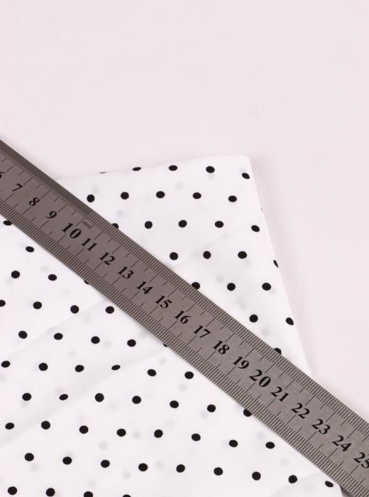 Софт принт "Средний горох" (ЧЕРНЫЙ ГОРОХ НА БЕЛОМ - 0,3 СМ - 18)