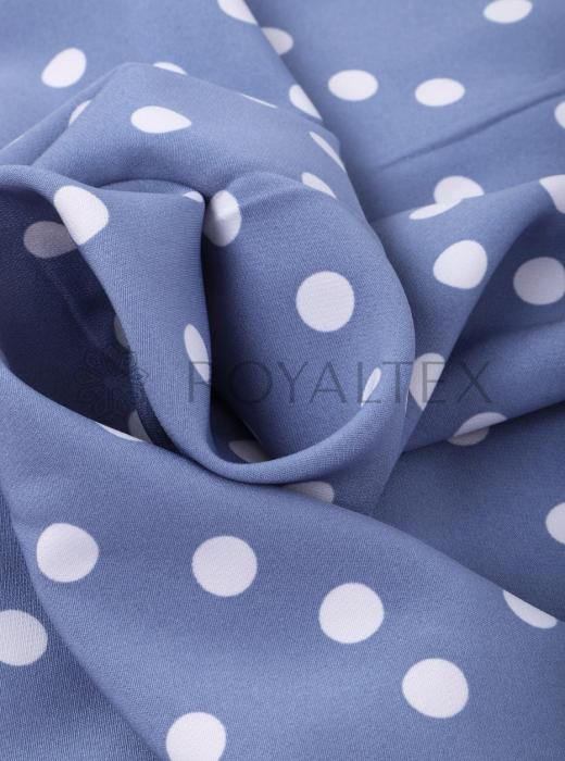 Марчиано принт (ГОРОХ ГОЛУБОЙ 1 СМ - 21)