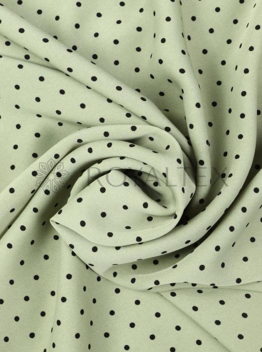 Софт принт "Средний горох" (ЧЕРНЫЙ ГОРОХ НА МАЛАХИТОВОМ - 0,3 СМ - 8)