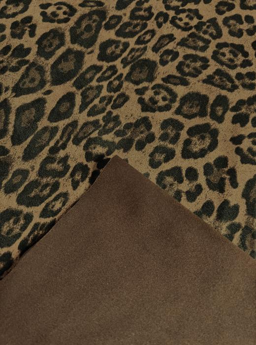 Замша принт RT47 (ЛЕОПАРД ТЕМНЫЙ)