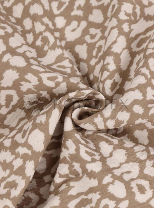 Муслин принт (ЛЕОПАРД БЕЖЕВЫЙ)