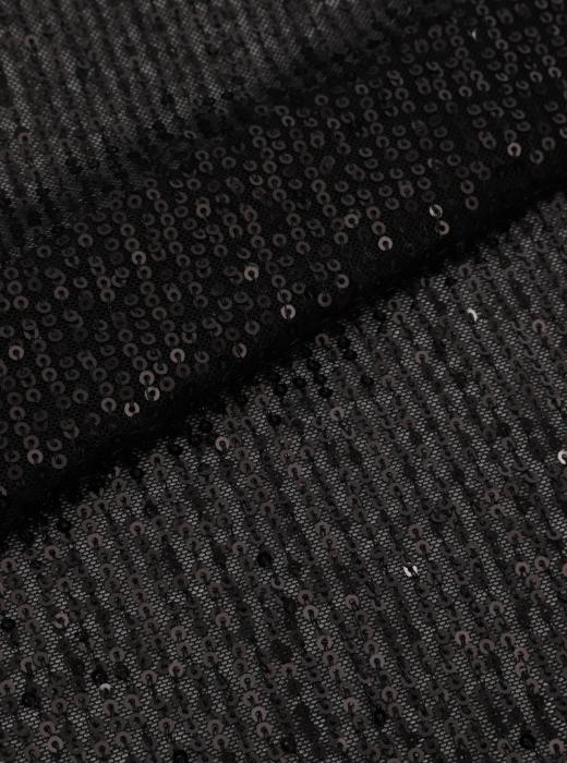 Пайетки на сетке (ЧЕРНЫЙ - 7)