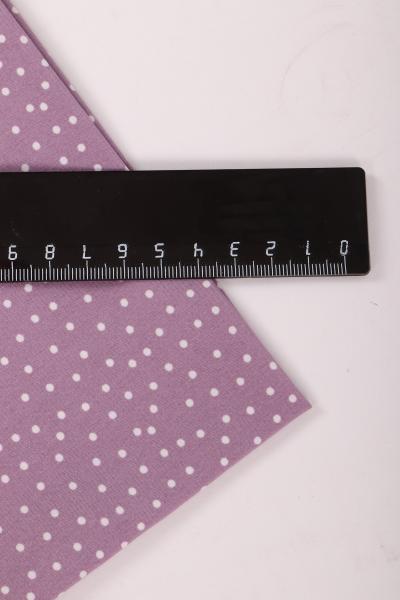 Индо принт "Средний горох" (БЕЛЫЙ ГОРОХ НА ПЫЛЬНО-СИРЕНЕВОМ - 0,2 СМ - 41)