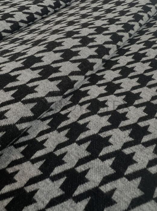 Жаккард принт RT8 (ЛАПКА 1 СМ СЕРЫЙ)