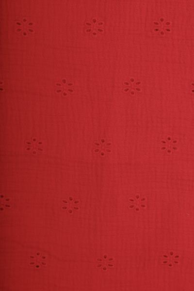 Муслин с вышивкой (КРАСНЫЙ - 19)