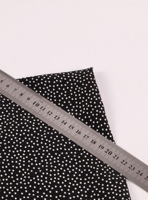 Софт принт "Песок" (БЕЛЫЙ ГОРОХ НА ТЕМНО-СИНЕМ - 0,2 СМ - 3)