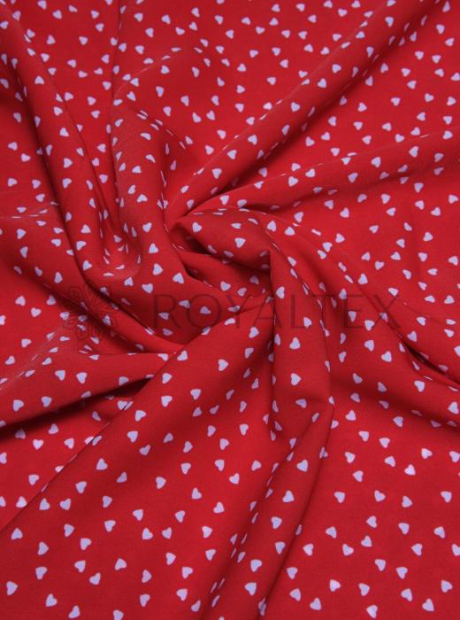 Софт принт (КРАСНЫЙ  "МЕЛКИЕ СЕРДЦА" - 6)