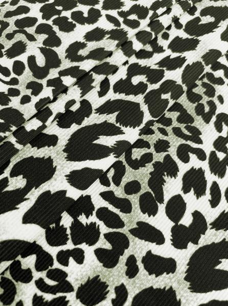 Лапша принт Animal RT41 (ЛЕОПАРД ЧЕРНО-БЕЛЫЙ)