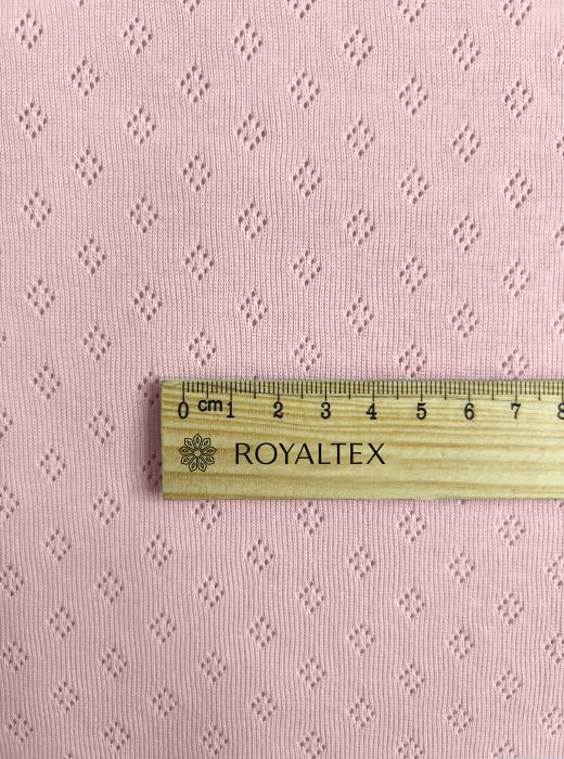 24/1 Пенье рибана трансферная (РОМБИКИ, ПАСТЕЛЬНО-РОЗОВЫЙ - 71150)