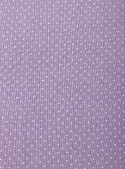 Индо принт "Крапинки" (БЕЛЫЙ ГОРОХ НА СИРЕНЕВОМ - 0,1 СМ - 22)