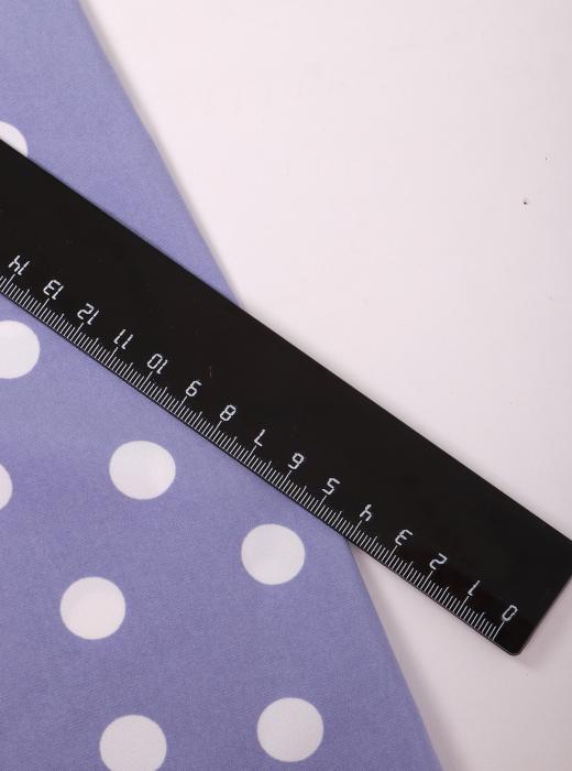 Индо принт "Крупных горох" (БЕЛЫЙ ГОРОХ НА ФИОЛЕТОВОМ - 1,5 СМ - 34)