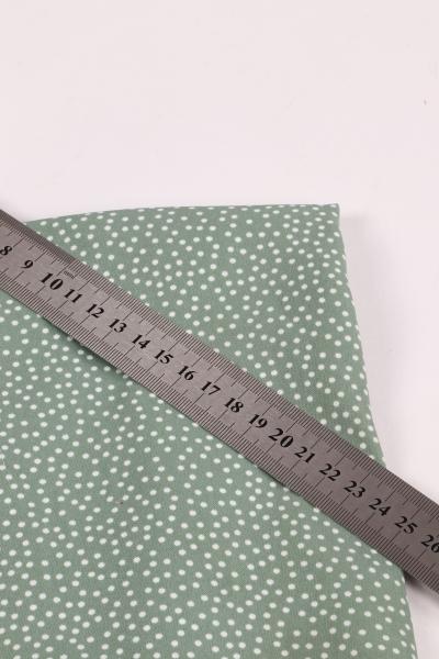 Софт принт "Песок" (БЕЛЫЙ ГОРОХ НА БИРЮЗОВОМ - 0,2 СМ - 2)