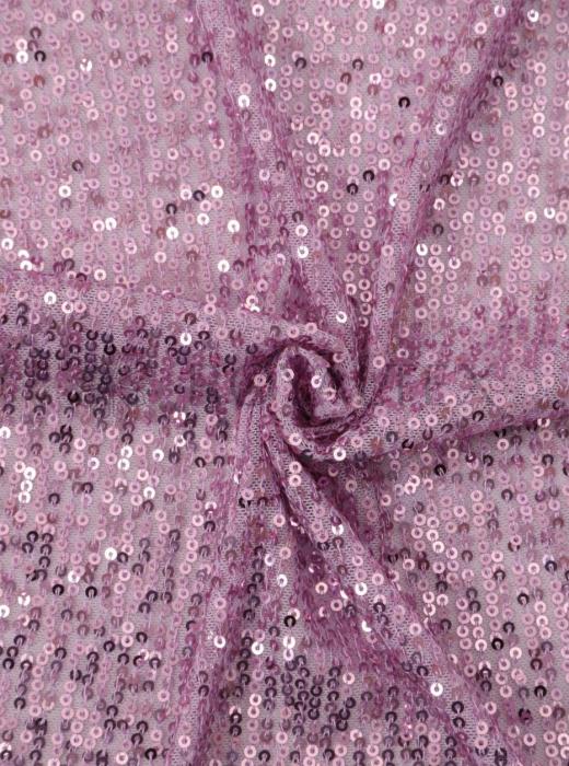 Пайетки на сетке (РОЗОВЫЙ - 3)