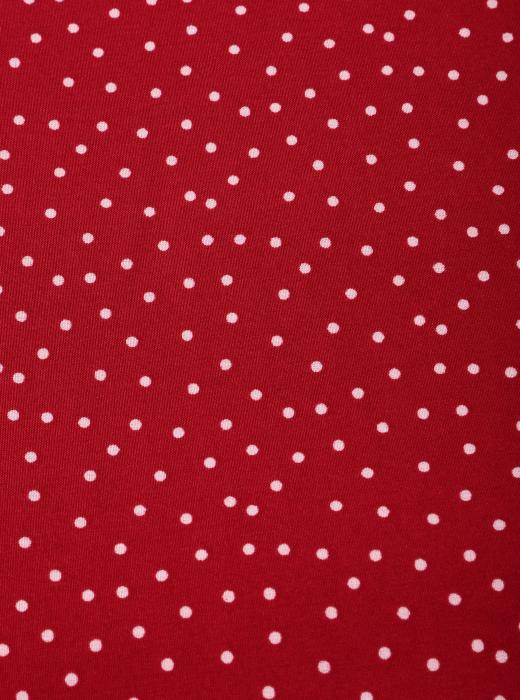 Индо принт "Средний горох" (БЕЛЫЙ ГОРОХ НА БОРДОВОМ - 0,2 СМ - 15)