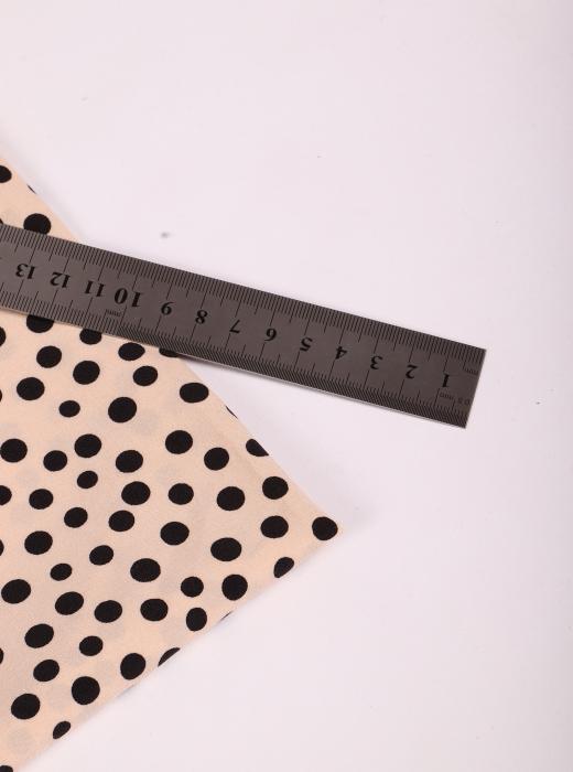 Индо принт "Рассыпной горох" (ЧЕРНЫЙ ГОРОХ НА ПУДРЕ - ОТ 0,5 ДО 0,7 СМ - 15)