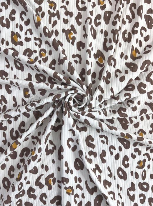 Лапша принт вискозная RT40 (ЛЕОПАРД КАПУЧИНО)