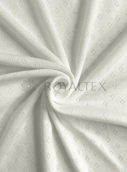 24/1 Пенье рибана трансферная (РОМБИКИ, МОЛОЧНЫЙ - 98000)