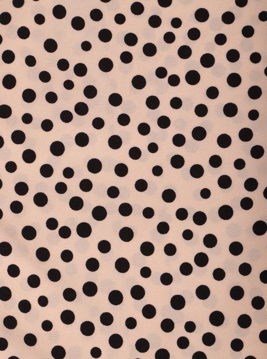 Индо принт "Рассыпной горох" (ЧЕРНЫЙ ГОРОХ НА ПУДРЕ - ОТ 0,5 ДО 0,7 СМ - 15)