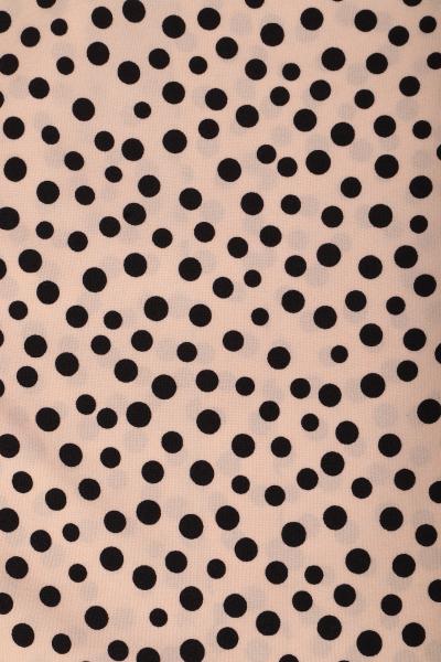 Индо принт "Рассыпной горох" (ЧЕРНЫЙ ГОРОХ НА ПУДРЕ - ОТ 0,5 ДО 0,7 СМ - 15)