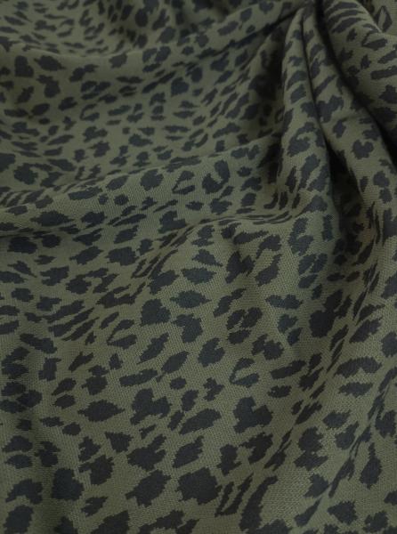 Жаккард принт RT8 (ЛЕОПАРД ХАКИ)