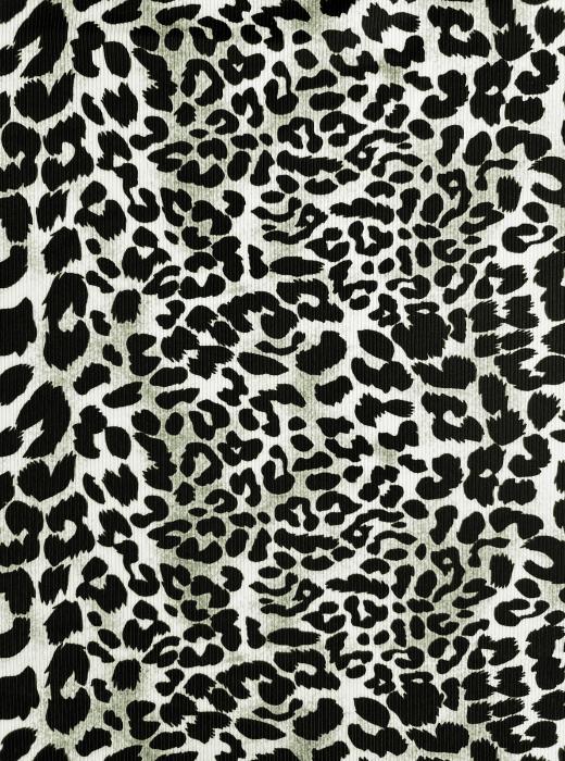 Лапша принт Animal RT41 (ЛЕОПАРД ЧЕРНО-БЕЛЫЙ)