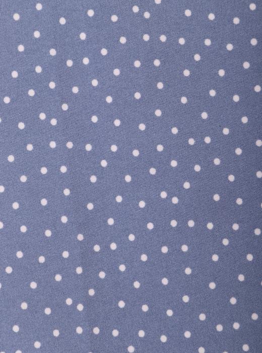 Индо принт "Средний горох" (БЕЛЫЙ ГОРОХ НА НЕБЕСНО-СИНЕМ - 0,2 СМ - 4)