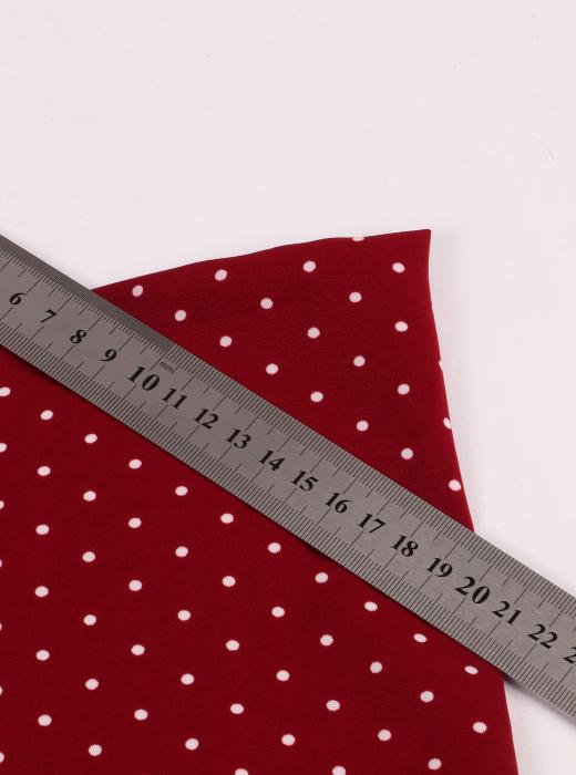 Софт принт "Средний горох" (БЕЛЫЙ ГОРОХ НА БОРДОВОМ - 0,3 СМ - 6)