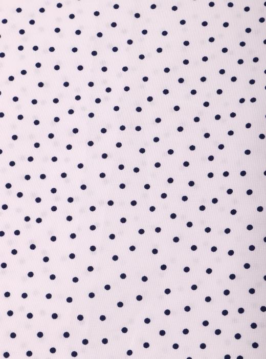 Индо принт "Средний горох" (СИНИЙ ГОРОХ НА БЕЛОМ - 0,2 СМ - 1)