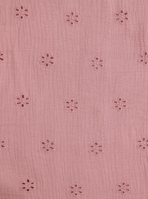 Муслин с вышивкой (ПЫЛЬНАЯ РОЗА - 10)