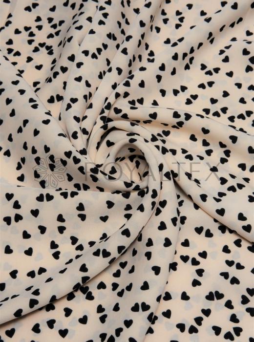 Софт принт (БЕЖЕВЫЙ "КРУПНЫЕ СЕРДЦА" - 5)