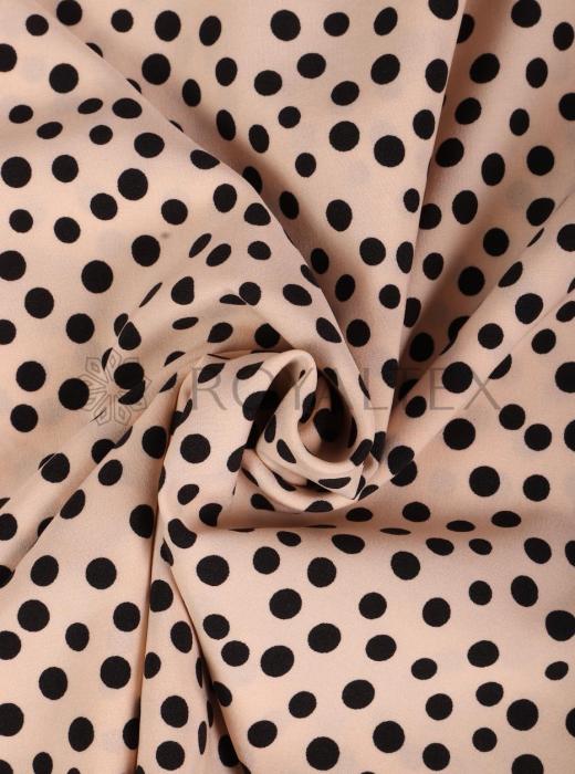 Индо принт "Рассыпной горох" (ЧЕРНЫЙ ГОРОХ НА ПУДРЕ - ОТ 0,5 ДО 0,7 СМ - 15)