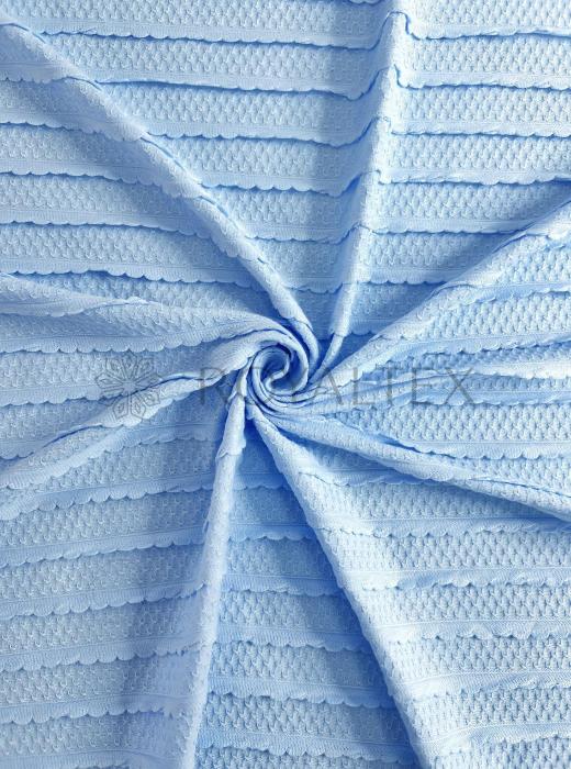 Компакт гребенная, кулирка раппорт 100%хб (НЕБЕСНАЯ ЛАЗУРЬ - 134202)