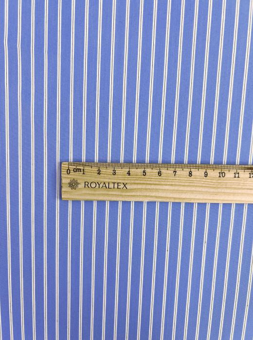 Поплин принт RT39 (ГОЛУБОЙ В БЕЛУЮ ПОЛОСКУ)