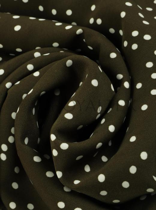 Софт принт "Средний горох" (БЕЛЫЙ ГОРОХ НА ХАКИ - 0,4 СМ - 14)