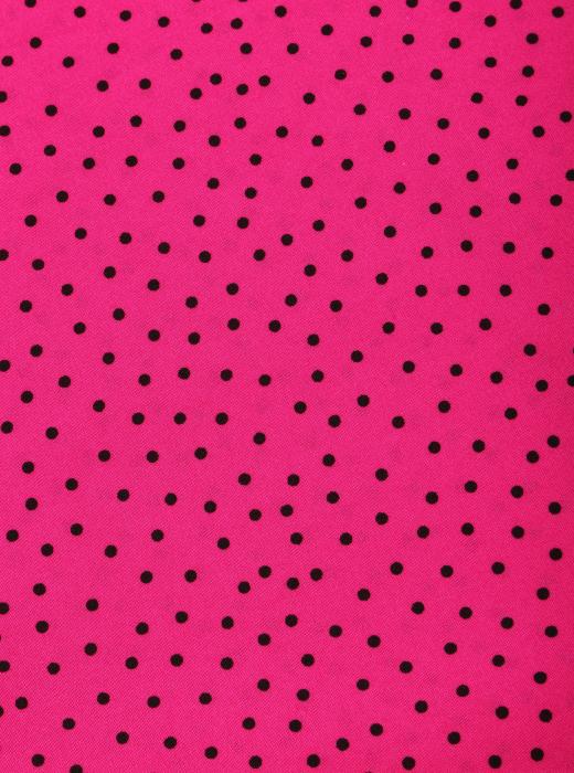 Индо принт "Средний горох" (ЧЕРНЫЙ ГОРОХ НА МАЛИНОВОМ - 0,2 СМ - 45)