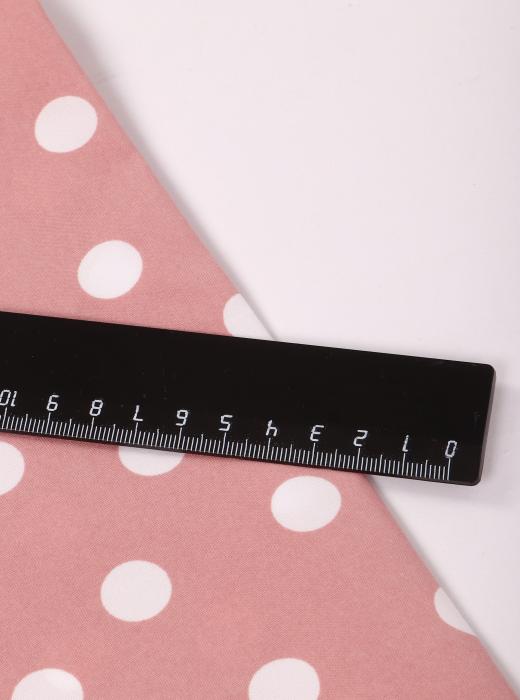 Индо принт "Крупных горох" (БЕЛЫЙ ГОРОХ НА ПУДРЕ - 1,5 СМ - 32)