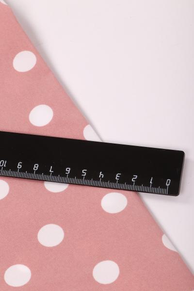 Индо принт "Крупных горох" (БЕЛЫЙ ГОРОХ НА ПУДРЕ - 1,5 СМ - 32)